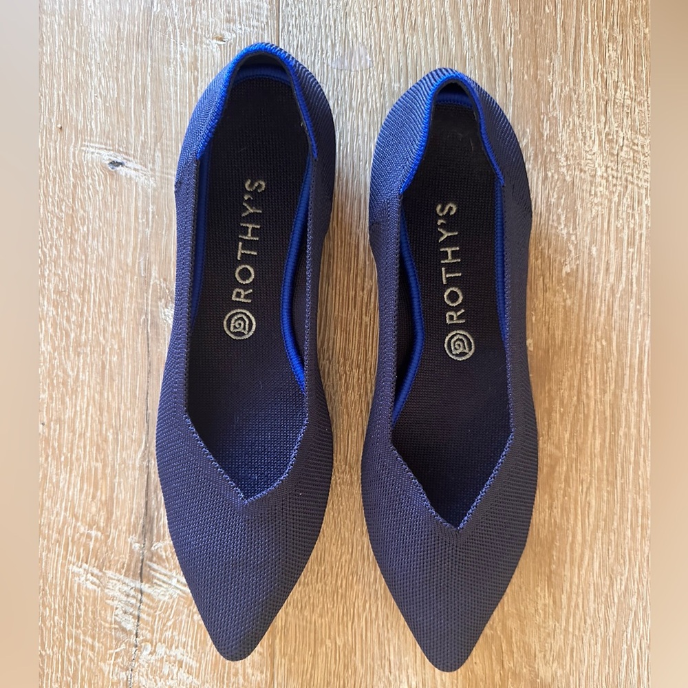 Rothy’s the Point Navy Blue 10.5
